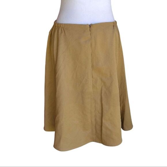 Talbots Petite Women's Nutmeg Color Wool Flouncy A-Line Skirt Size 16 Petite - Picture 2 of 7